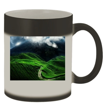 Mountains Color Changing Mug