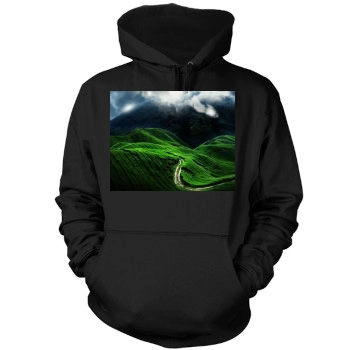 Mountains Mens Pullover Hoodie Sweatshirt