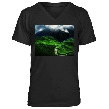 Mountains Men's V-Neck T-Shirt