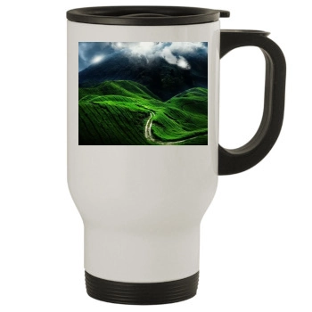 Mountains Stainless Steel Travel Mug