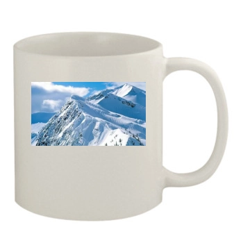 Mountains 11oz White Mug