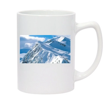 Mountains 14oz White Statesman Mug