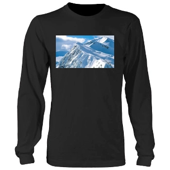 Mountains Men's Heavy Long Sleeve TShirt