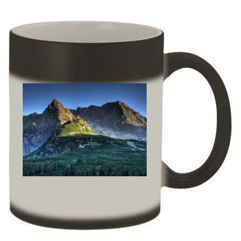 Mountains Color Changing Mug