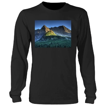 Mountains Men's Heavy Long Sleeve TShirt