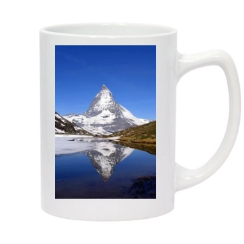 Mountains 14oz White Statesman Mug