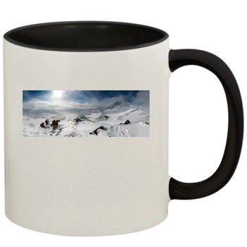 Mountains 11oz Colored Inner & Handle Mug