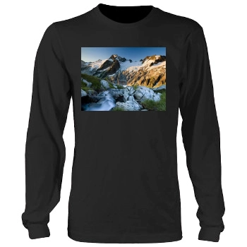 Mountains Men's Heavy Long Sleeve TShirt