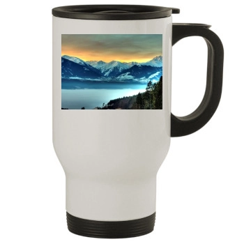 Mountains Stainless Steel Travel Mug