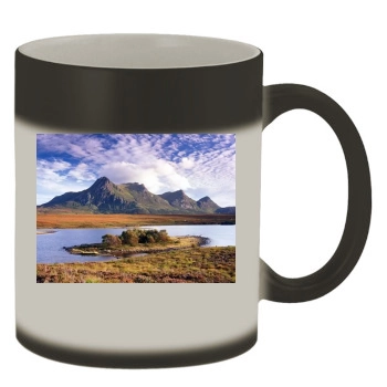 Mountains Color Changing Mug