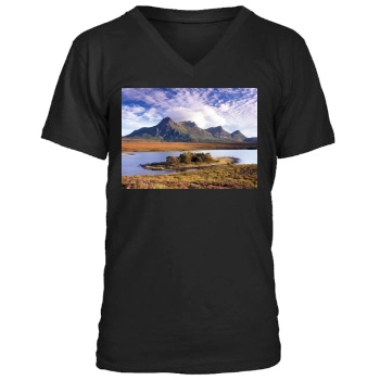 Mountains Men's V-Neck T-Shirt