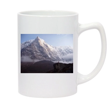 Mountains 14oz White Statesman Mug