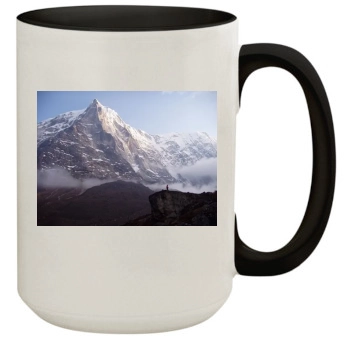 Mountains 15oz Colored Inner & Handle Mug