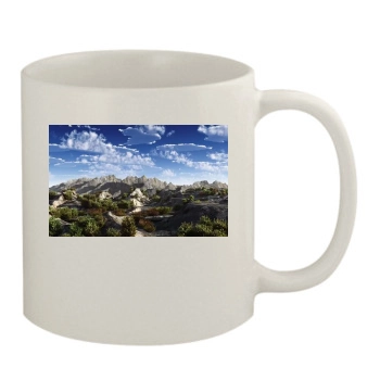 Mountains 11oz White Mug