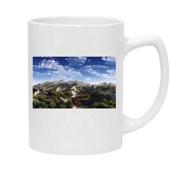 Mountains 14oz White Statesman Mug