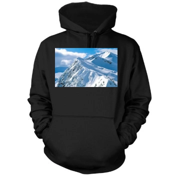 Mountains Mens Pullover Hoodie Sweatshirt