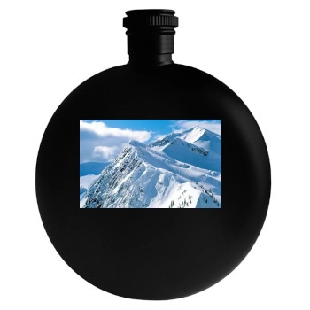 Mountains Round Flask