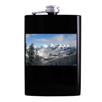 Mountains Hip Flask