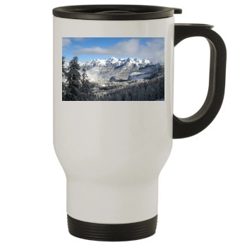 Mountains Stainless Steel Travel Mug