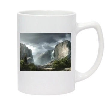 Mountains 14oz White Statesman Mug