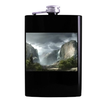 Mountains Hip Flask