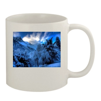 Mountains 11oz White Mug