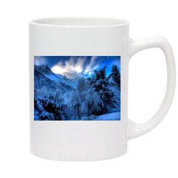 Mountains 14oz White Statesman Mug