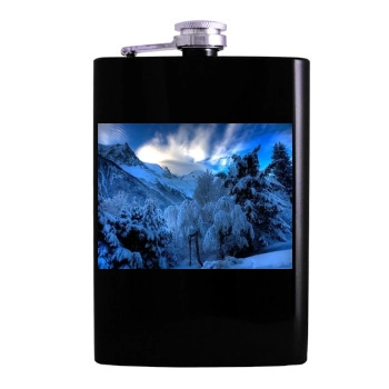 Mountains Hip Flask