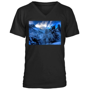 Mountains Men's V-Neck T-Shirt