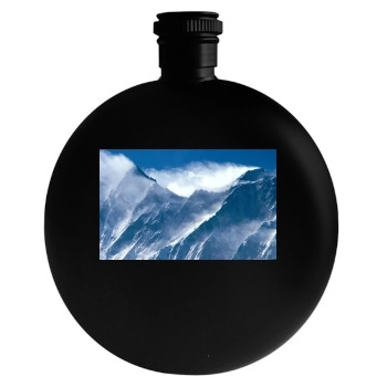 Mountains Round Flask