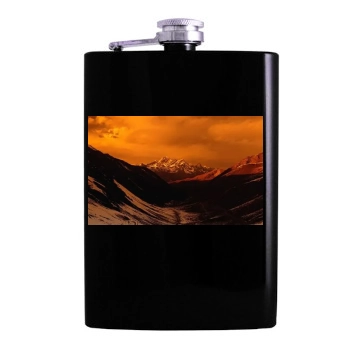 Mountains Hip Flask