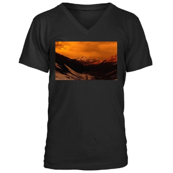 Mountains Men's V-Neck T-Shirt