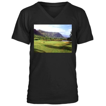 Mountains Men's V-Neck T-Shirt