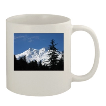 Mountains 11oz White Mug