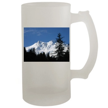 Mountains 16oz Frosted Beer Stein