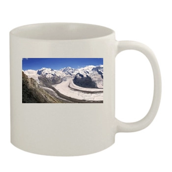 Mountains 11oz White Mug