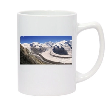 Mountains 14oz White Statesman Mug