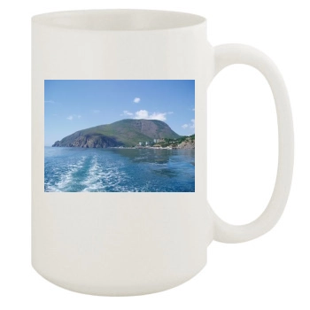 Mountains 15oz White Mug