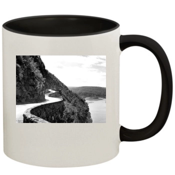 Mountains 11oz Colored Inner & Handle Mug