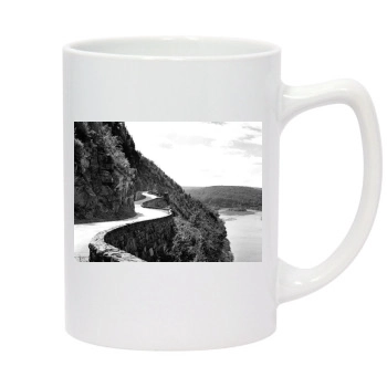 Mountains 14oz White Statesman Mug