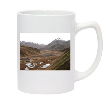 Mountains 14oz White Statesman Mug