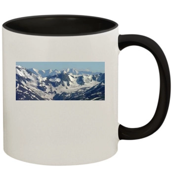 Mountains 11oz Colored Inner & Handle Mug