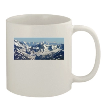 Mountains 11oz White Mug