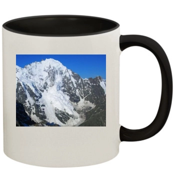 Mountains 11oz Colored Inner & Handle Mug