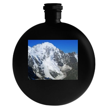 Mountains Round Flask