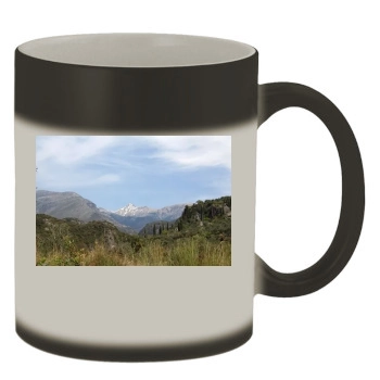 Mountains Color Changing Mug