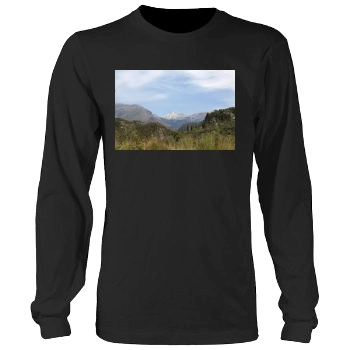 Mountains Men's Heavy Long Sleeve TShirt