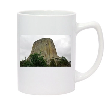 Mountains 14oz White Statesman Mug