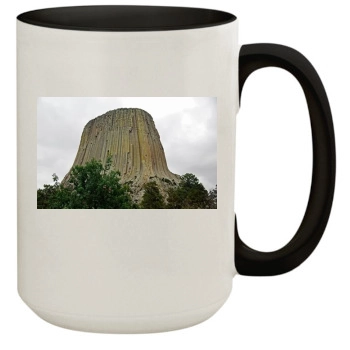 Mountains 15oz Colored Inner & Handle Mug