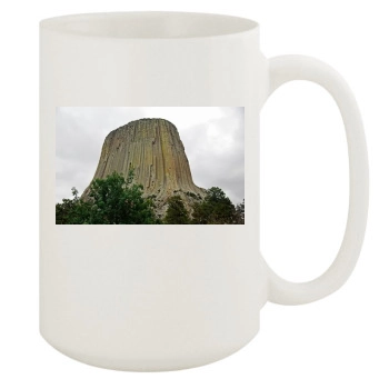 Mountains 15oz White Mug